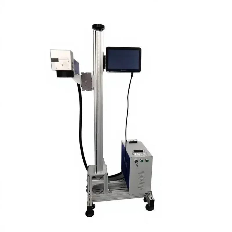 for CO2 Laser Marking Machine 20W Mini Portable Support DXF Flying Environmental Protection Metal Engraving Machine