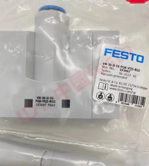 New original FESTO vacuum generator VN-30-H-T6-PQ4-VQ5-RO2  193497 VN-30-H-T6-PI5-VI6-RO2 526142