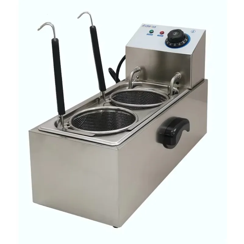 

Commercial 4-Liter Stainless Steel Electric Pasta Cooker for Hotels and Restaurants Kitchen Equipment