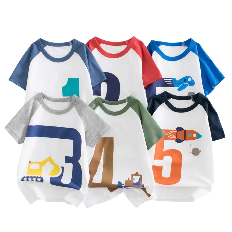 Children's clothing, new summer men's short sleeved T-shirts, baby clothes, children's clothing