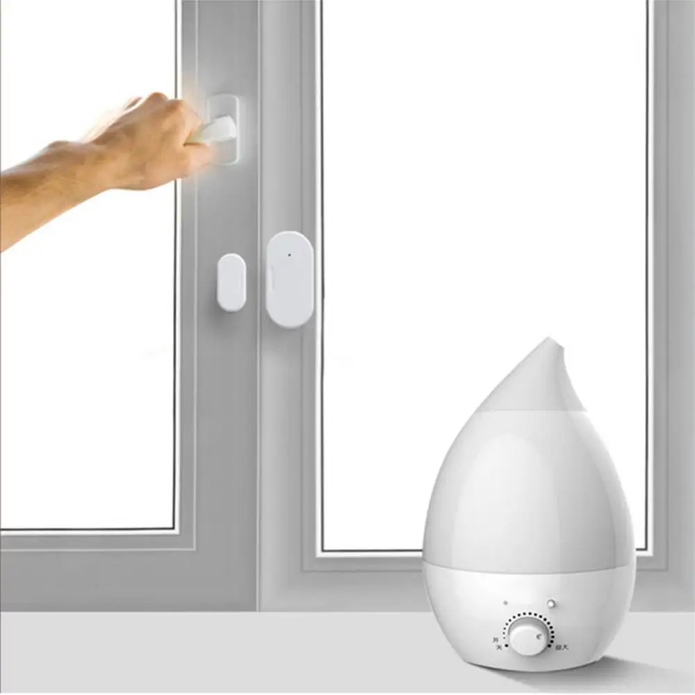 Remote Control Window Door Open Alarm Wireless Light Sensor Magnetic Door Sensor Real Time Work With Gateway