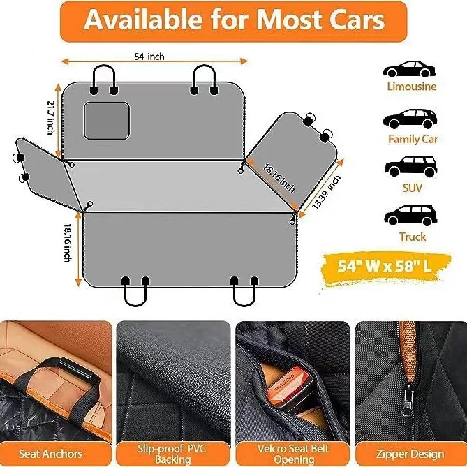 Waterproof Dog Car Seat Cover 5