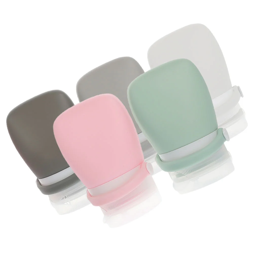 

5 Pcs Travel Shampoo Bottle Reusable Bottles Sets Sample Size Containers Toiletries Lotion