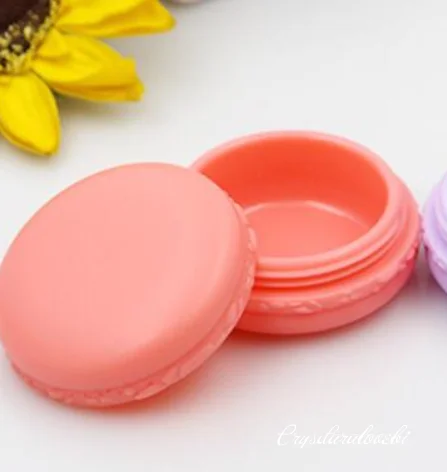 100pcs 10g Plastic Cream Box Macaron Cosmetic Cream Bottle Eye Shadow Box