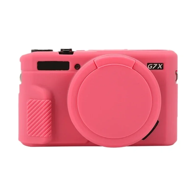 

Silicone Case for Canon PowerShot G7 X Mark II / G7X II / G7X2 Camera Protective Shell with Lens Cover High Quality Soft