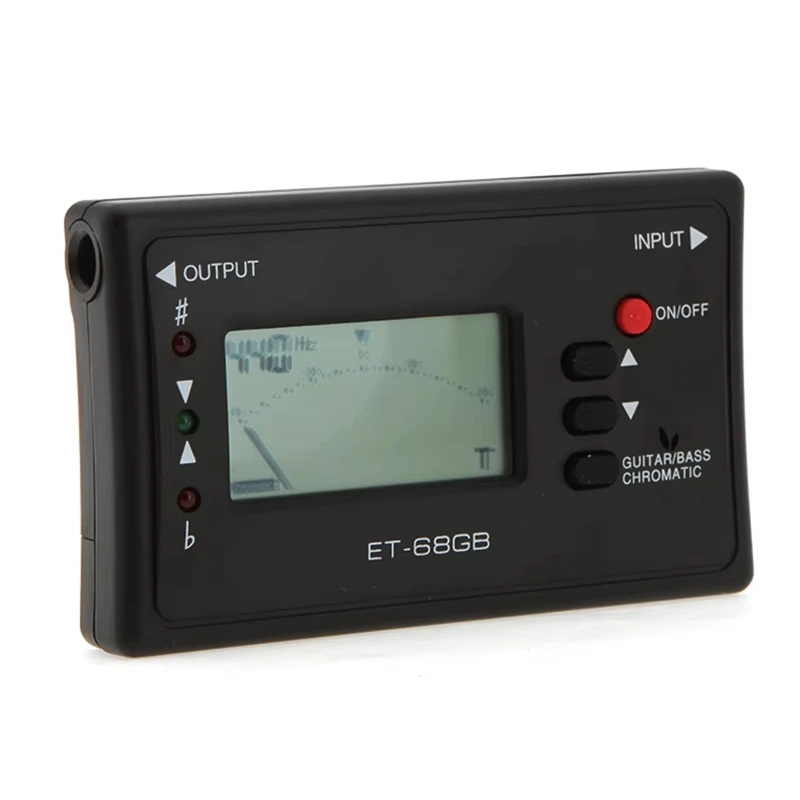 Y67A-ET-68GB LED موالف رقمي باس الغيتار القيثارة الكمان أداة الصوت اكسسوارات القيثارات لوني موالف موالف الغيتار #4