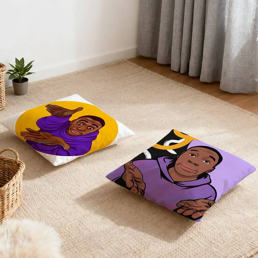 

Funny k-Khaby Lame Pillow Case Multi sized car cushions, luxurious home sofas, decorative pillowcases