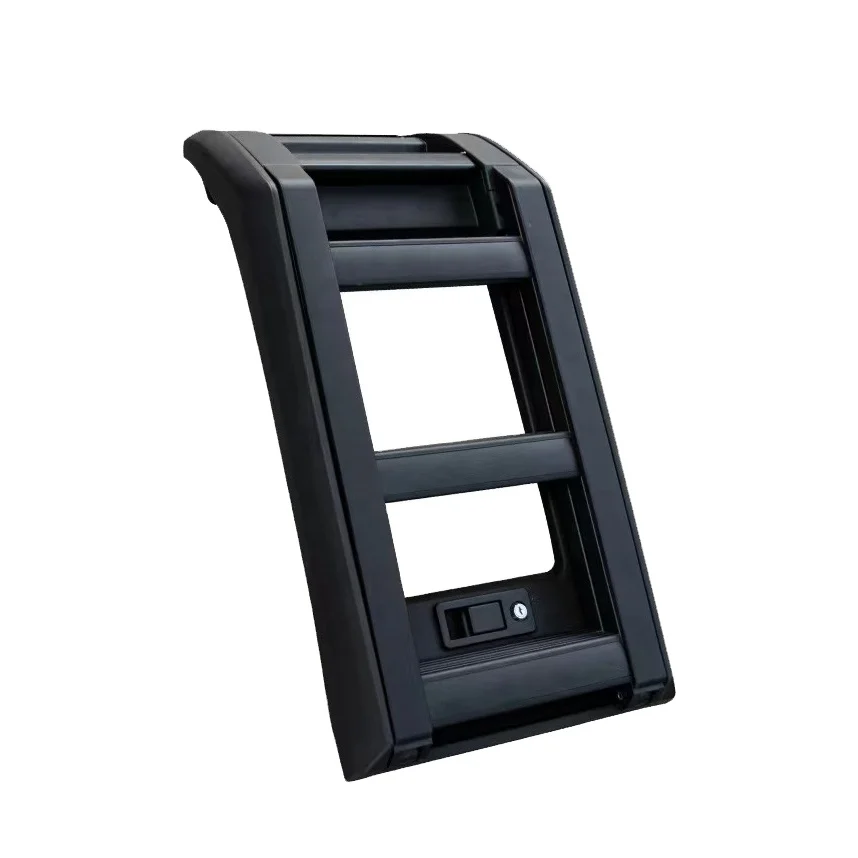 

d Off-road Exterior Parts for GWM Great Wall Haval Raptor Menglong Side Ladder Aluminum Alloy Rear Window Folding Laddercustom