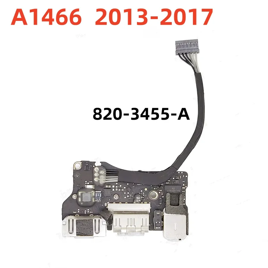 Original I/O USB Audio Board Power DC Jack For Macbook Air A1465 A1466 2012-2017 820-3214-A 820-3455-A 820-3213-A 820-3453-A