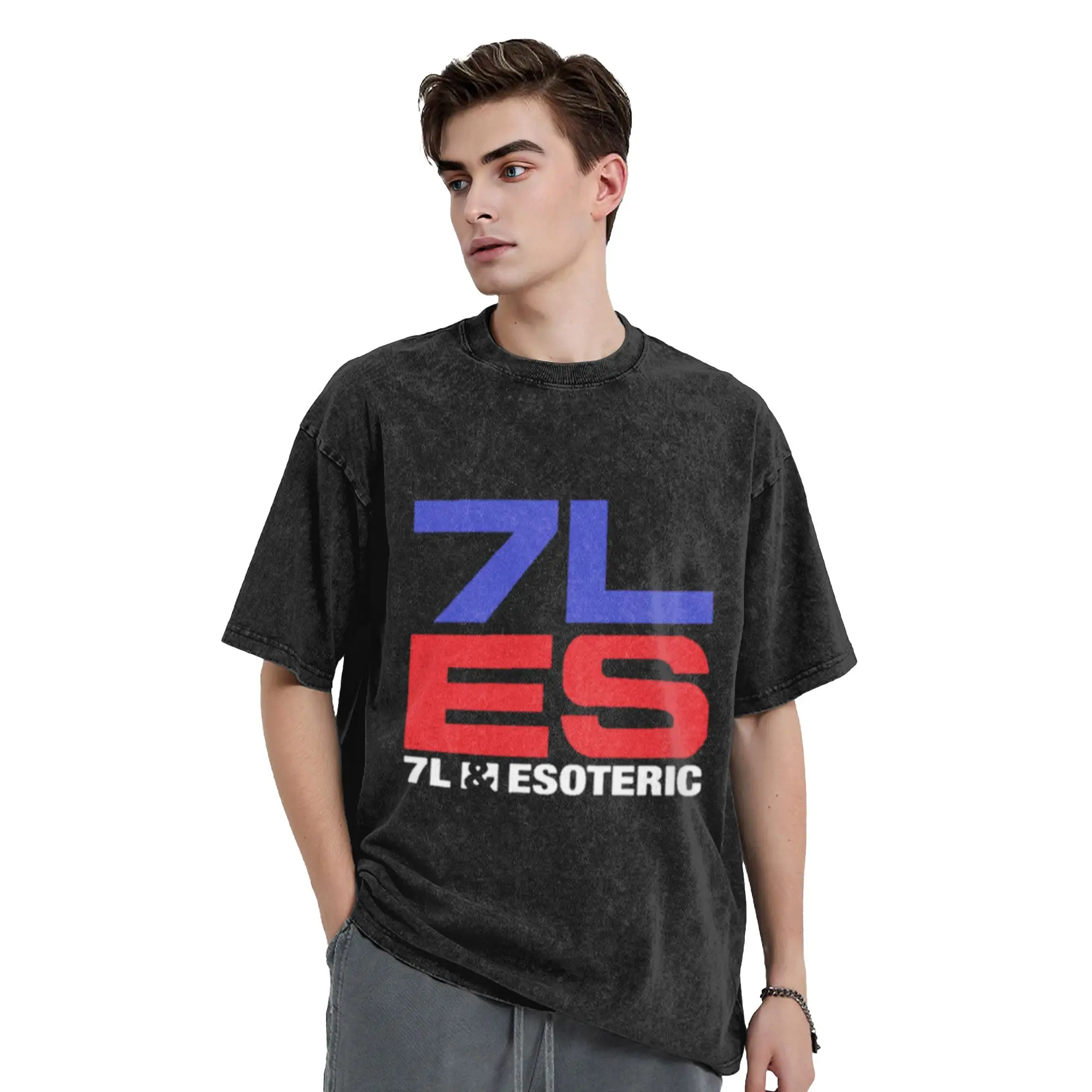 7L   Esoteric Classic Chic A T-Shirt Oversized Short Sleeve Men's Women's Cotton Tees Tops
