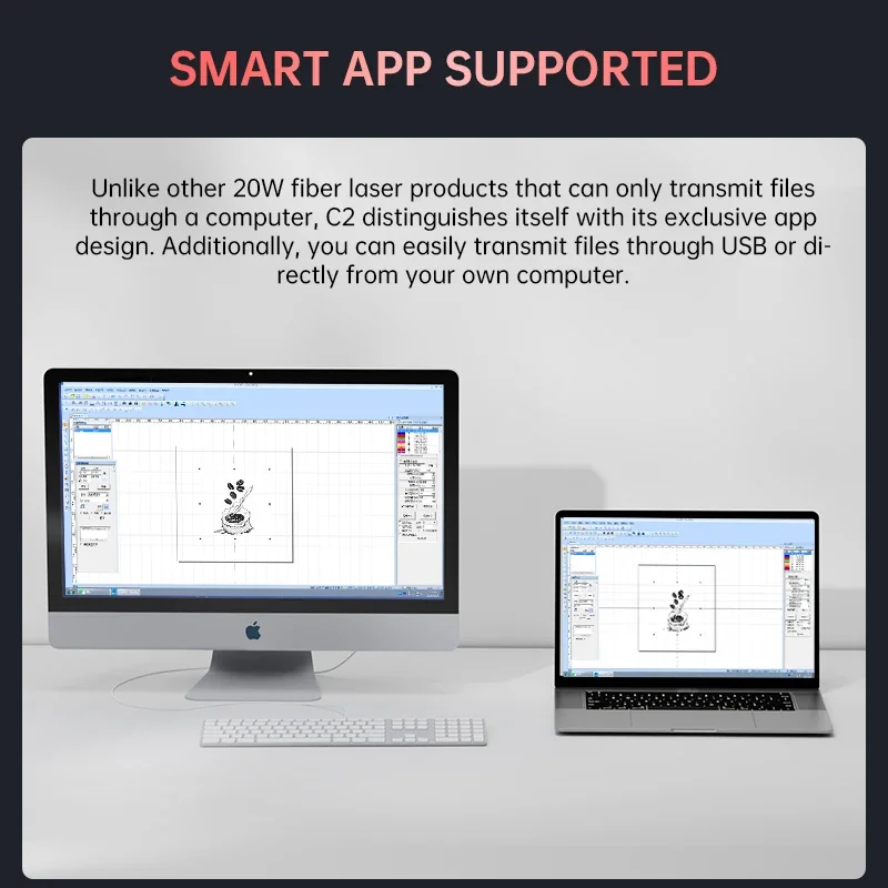 Laser Marking Machine Handheld Auto Focus with Control Screen for iPhone Android Engrave All Metal Plastic Leather