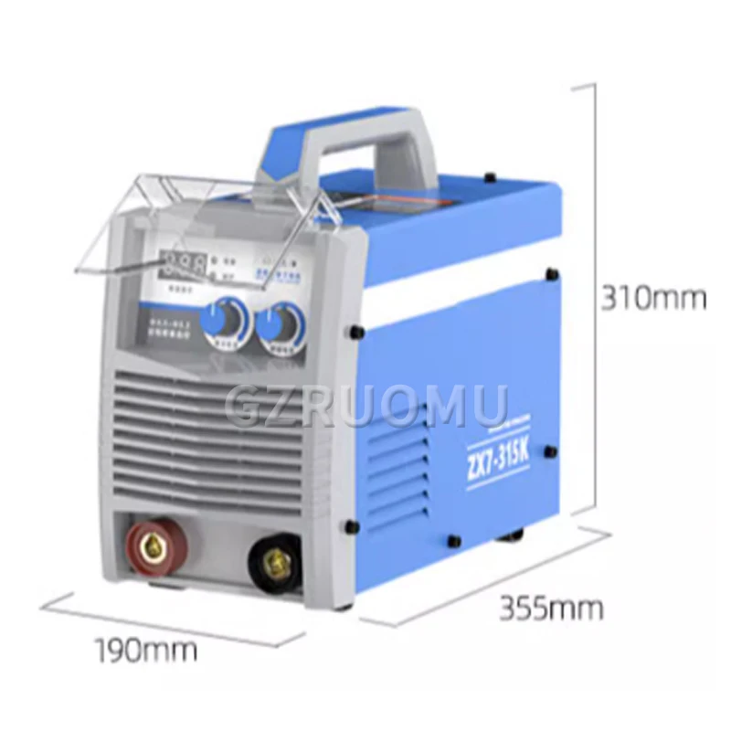 Máquina de soldadura portátil do cobre da liga, soldador inteligente Handheld da tensão dupla, máquina industrial da Multi-placa, ZX7-315K, 220V, 380V