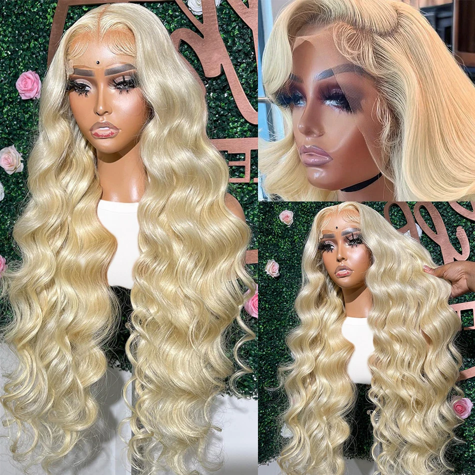 

Wulala 613 Honey Blonde Body Wave Lace Front Wigs 13x6 Hd Lace Frontal Wig 13x4 Brazilian Preplucked Human Hair Wigs For Women