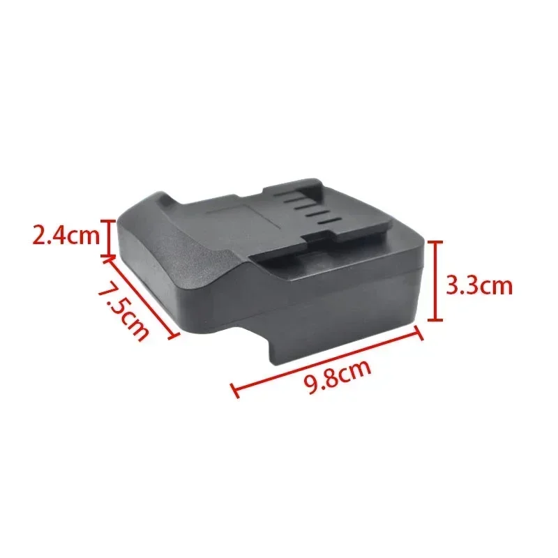 Adattatore batteria HTB18MBL Converti per batteria agli ioni di litio Hitachi 18V BSL1830 a batteria al litio Metabo 18V per utensile elettrico Metabo