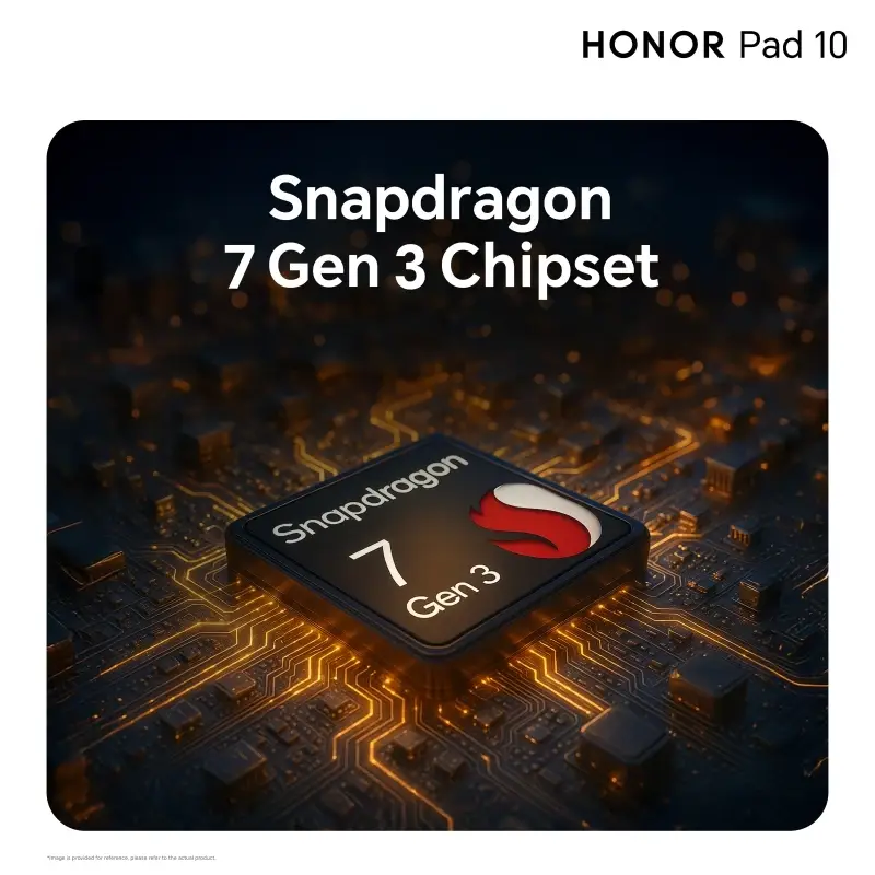 100% نسخة عالمية أصلية HONOR Pad 10 معالج Snapdragon 7 Gen 3 شاشة LCD مقاس 12.1 بوصة بطارية 10100mAh شحن فائق HONOR 35W نظام MagicOS 9.0 - 5