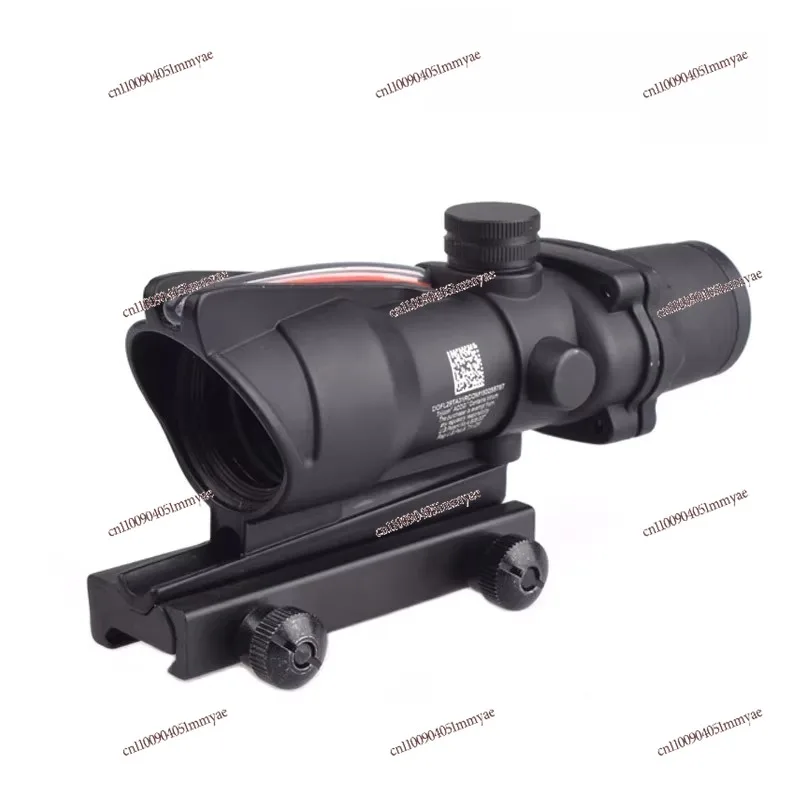 

Scope with Real Fiber Optic Red Dot Sight Tactical Rifle Telescope for Outdoor Target Practice