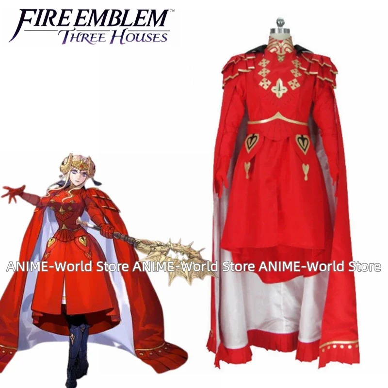 

Game Fire Emblem: Three Houses Edelgard Von Fresberg Cos Uniform Halloween Suit Cosplay Costume Custom Made Any Size