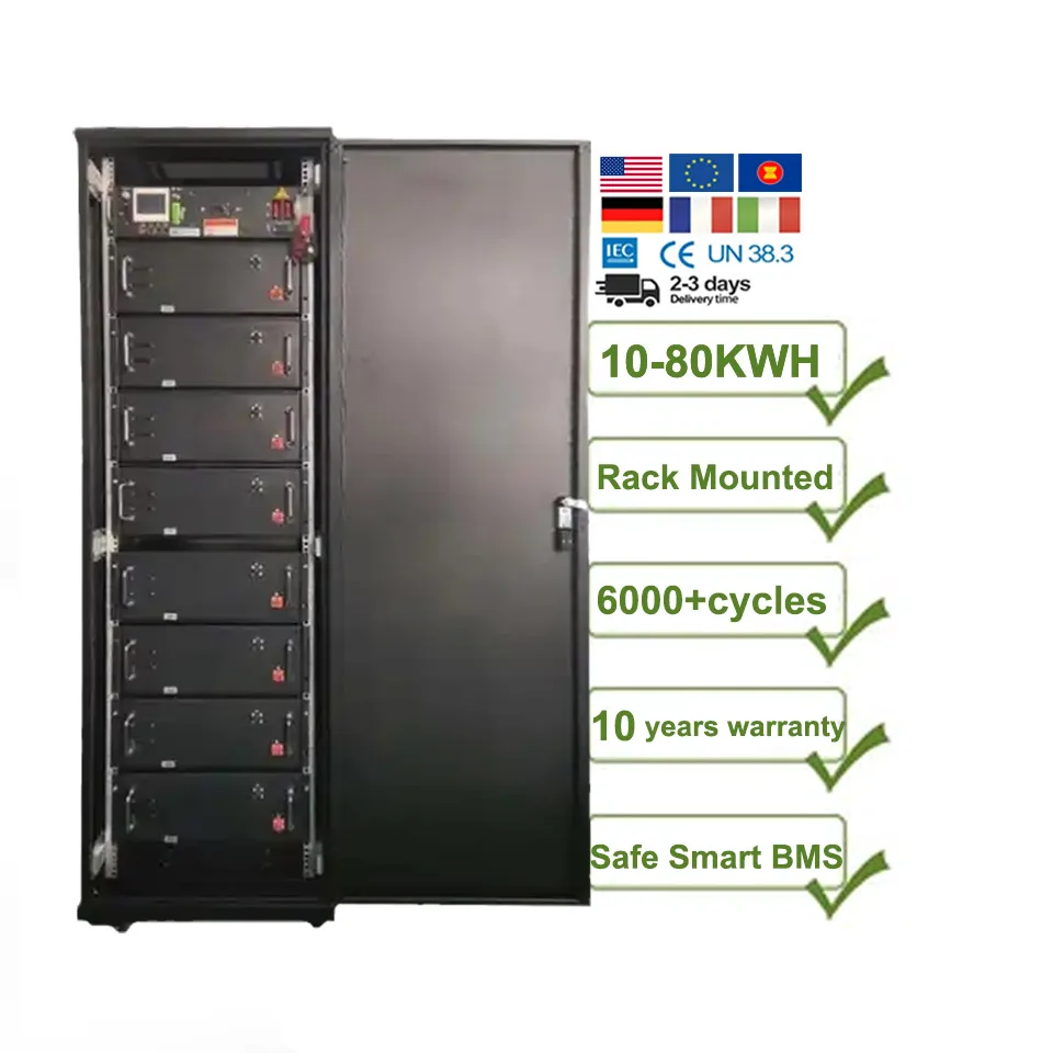 Batterie au lithium VEFEPO4 pour système de batterie ESS, haute tension, 384V, 192V, 120V, 96V, 800Ah, 2000Ah