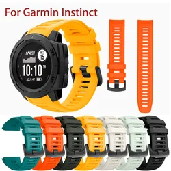 Garmin Instinct 밴드 용 시계 스트랩 Garmin Instinct 2/ Solar/ Tactical 액세서리 용 소프트 실리콘 교체 밴드 손목 밴드