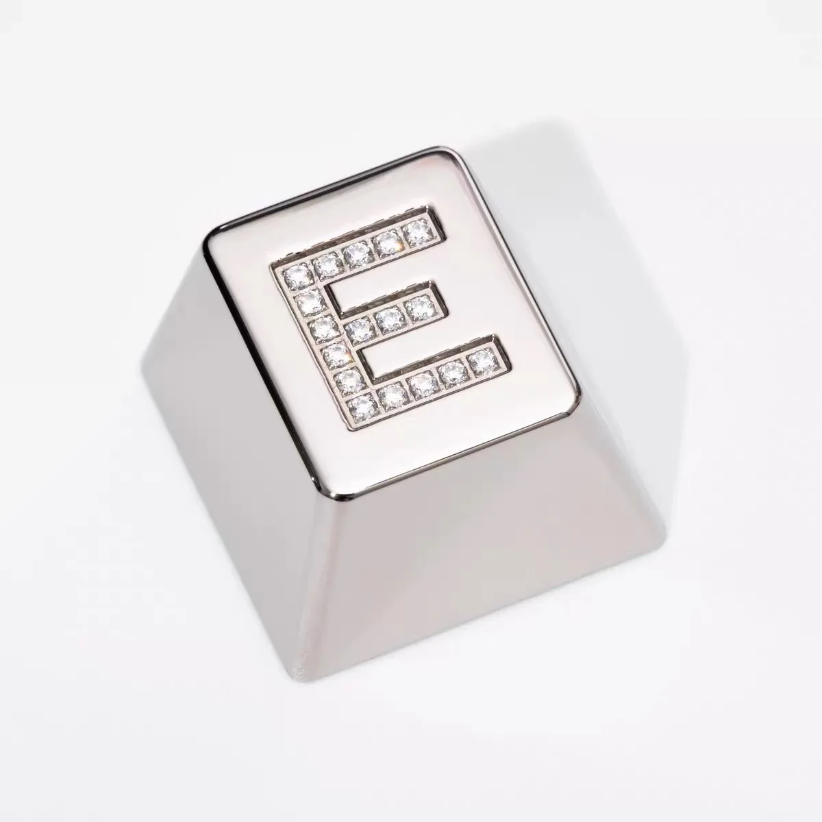 BLACKeys Titanium alloy keycaps with gemstones, 26-letter personalized keyboard, customizable keyboard