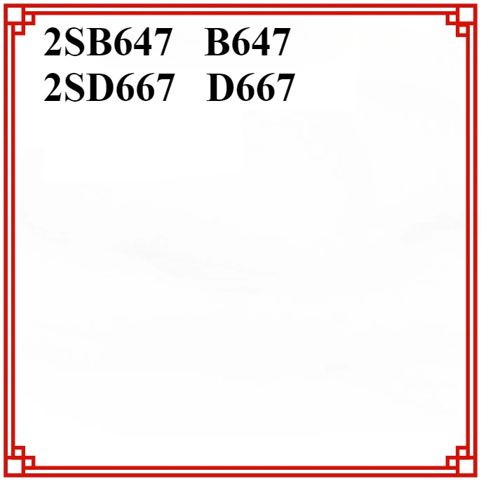 Original   2SB647   B647  ,  2SD667   D667