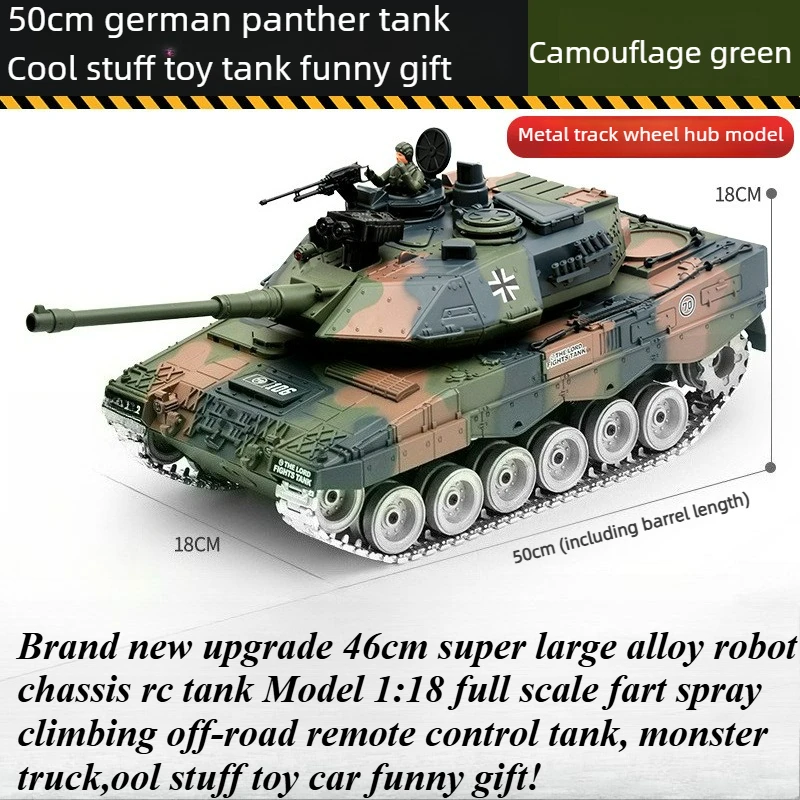 

Cool Stuff Toy Tank Funny Gift-Hot 46cm Super Robot Chassis Rc Tank Model,Fart Spray Rc Crawler Chassis M1A2 Tanks,Toys for Boys