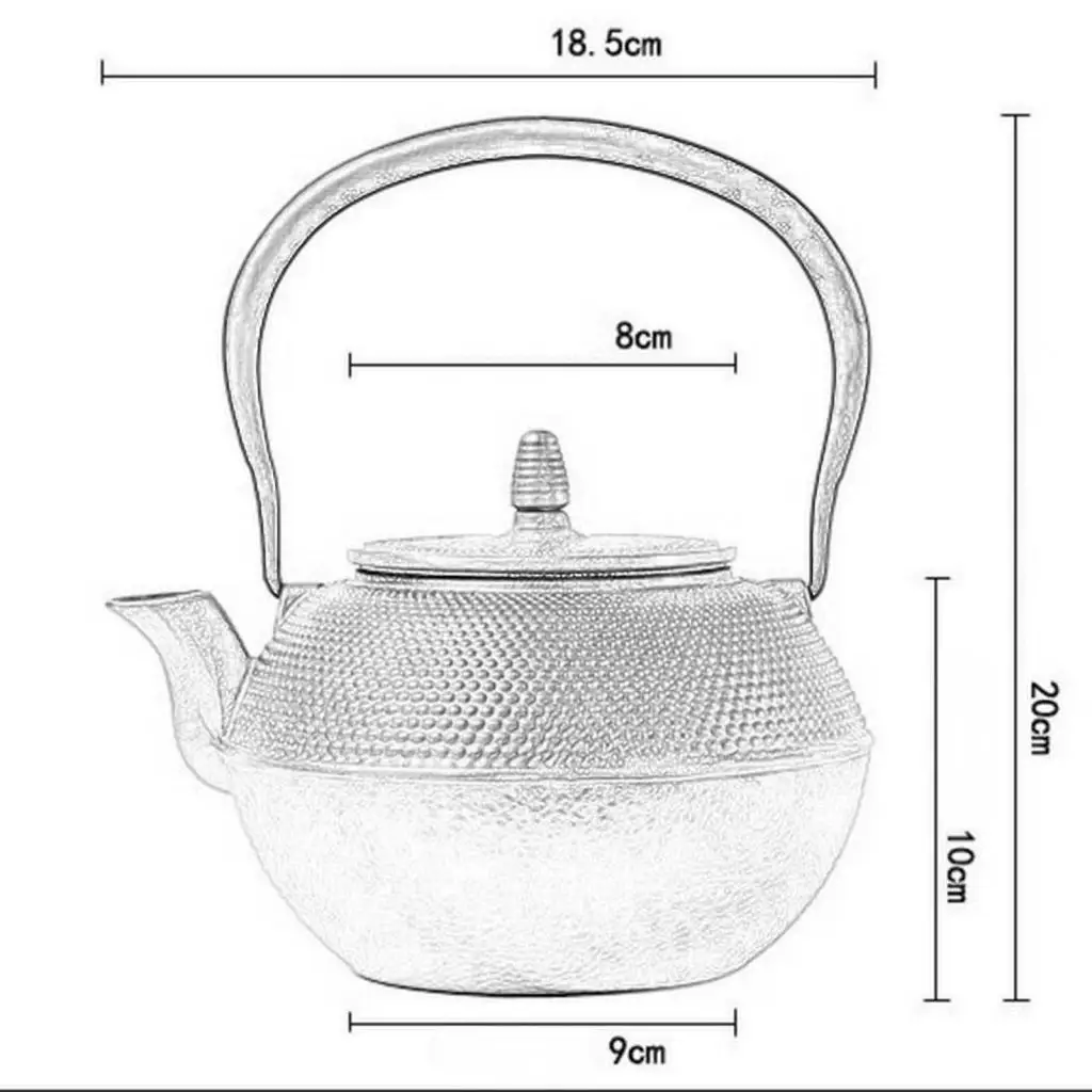 Small Cast Iron Pot Japan Cast iron Kettle Tea Pot Iron Tea Kettle Decor