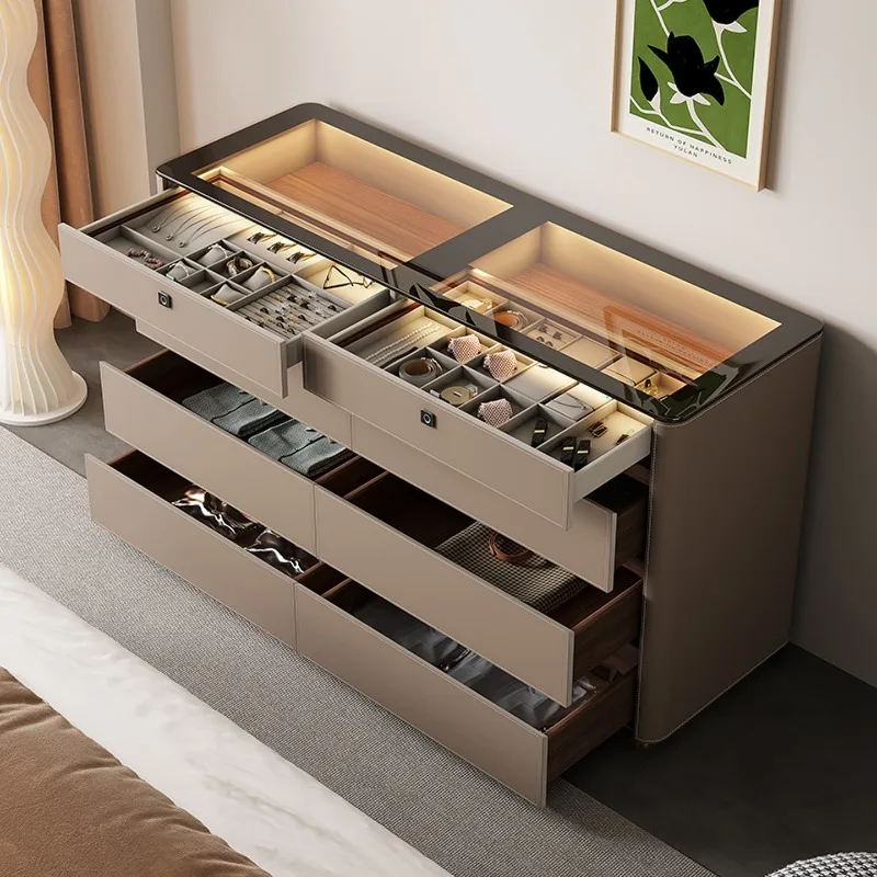 Exquisite Glamour Living Room Cabinets Luxury Glass Narrow Modern Living Room Cabinets Display Meuble Rangement Furniture Home