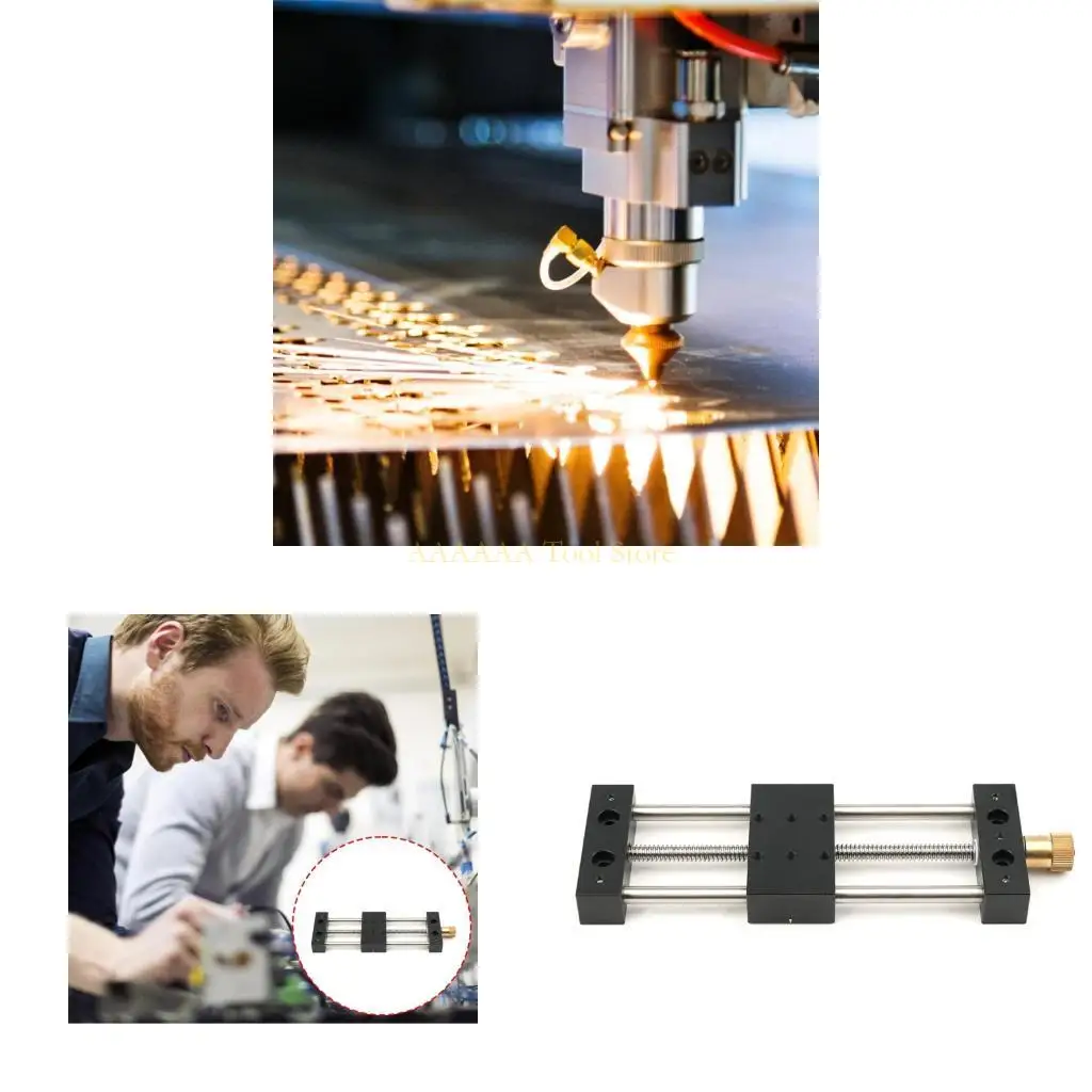 

A2BE Mechanical Engineering Linear Stage Manual Sliding Travel Aluminum Mounting