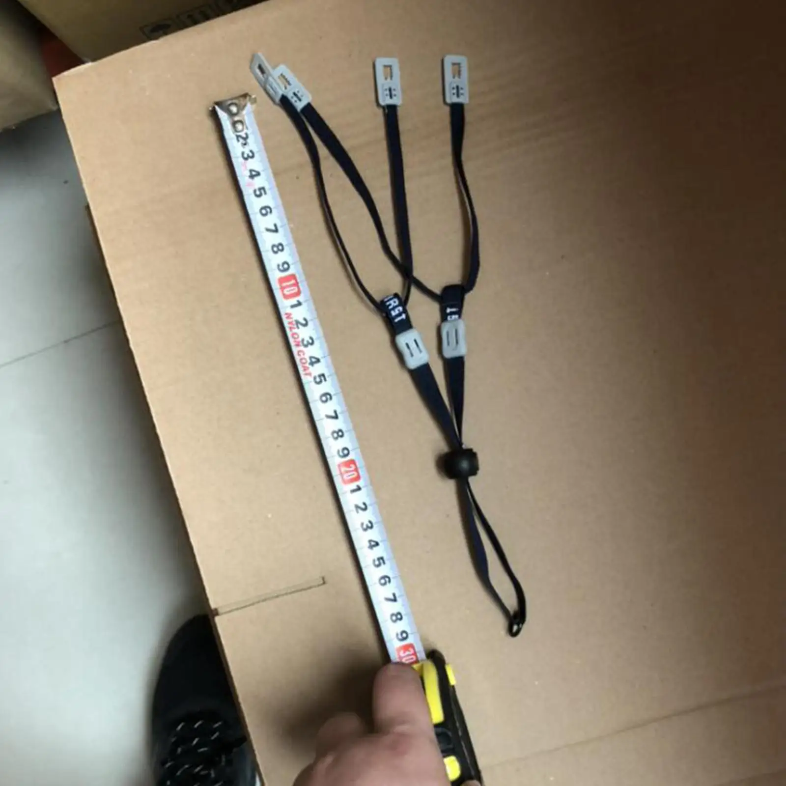 Industrial Hard Hat Chin Strap High Toughness Adjustable for Construction Machining Center