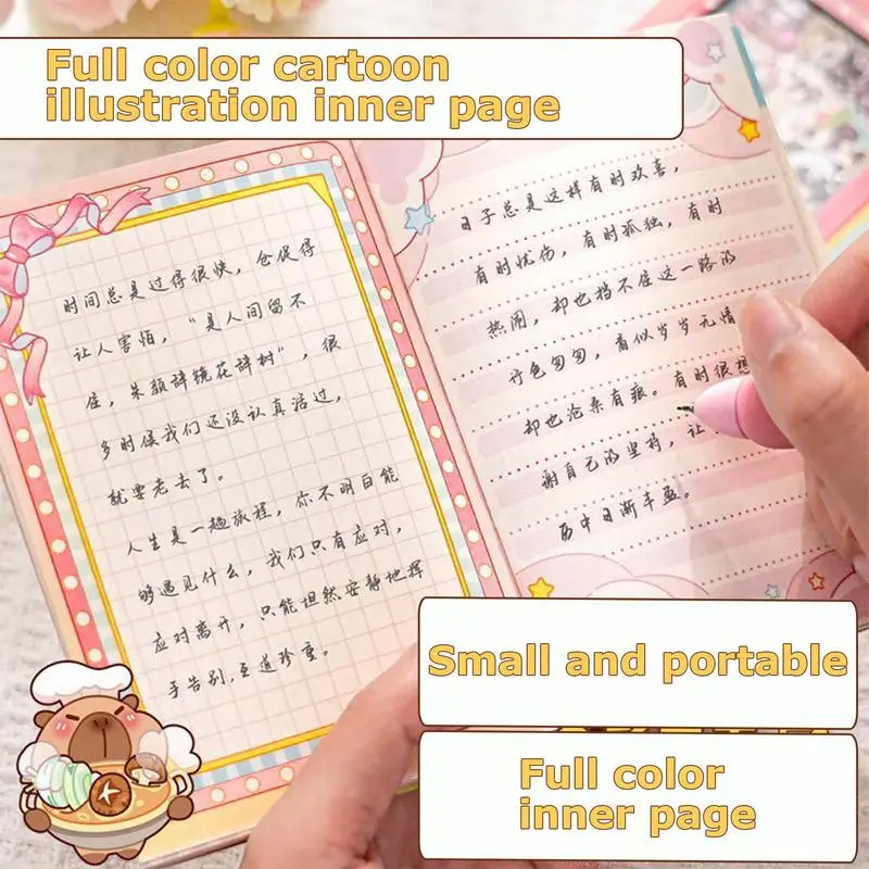 Pocket Notebook Cartoon Vending Machine Design Planner Daily Notepad For Kids Adults Productivity Tools For Time Management