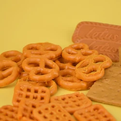 Artificial Fake Cookies Simulation, Realistic Biscuits Cracker, Food Dessert Decoration, Display Props Model, PVC