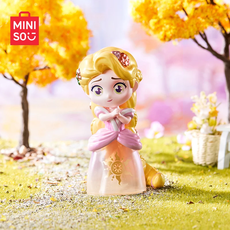 Miniso Disney Manga Princess Mystery Blind Box Saving Pot Snow White Ariel Belle Merida Action Figure Surprise Guess Bag Gifts