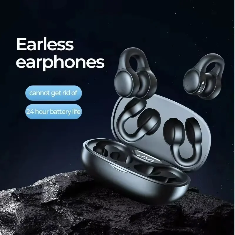 TWS X58 Wireless Bone Conduction Headphones Bluetooth Earphones Waterproof Sports Earbuds Earring Ear Hook With Mic Headset image 5