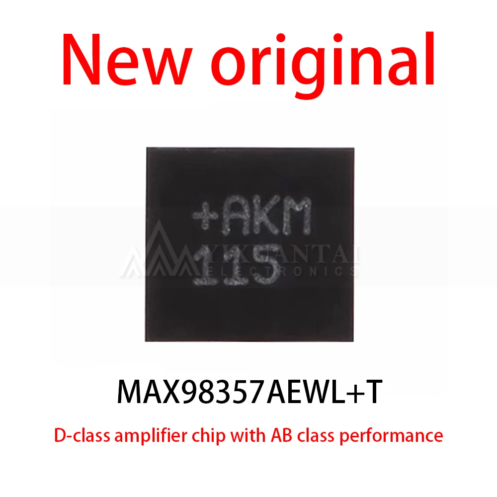 10-100pcs/lot New original MAX98357AEWL+TAKM MAX98357 +AKM WLP-9 D-class amplifier chip with AB class performance
