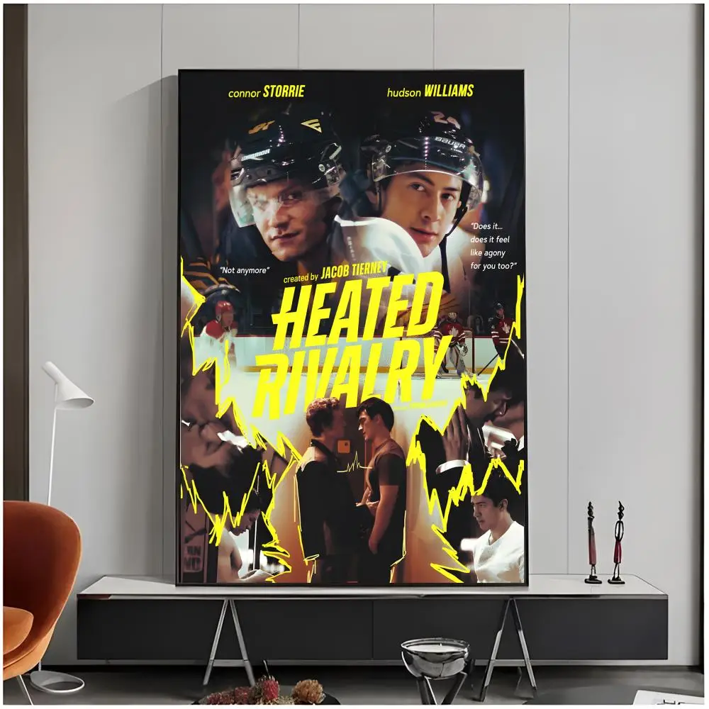 sports competitive graphic H-Heated Rivalry Poster Living Room Bedroom Decorative Print Unframed Decor