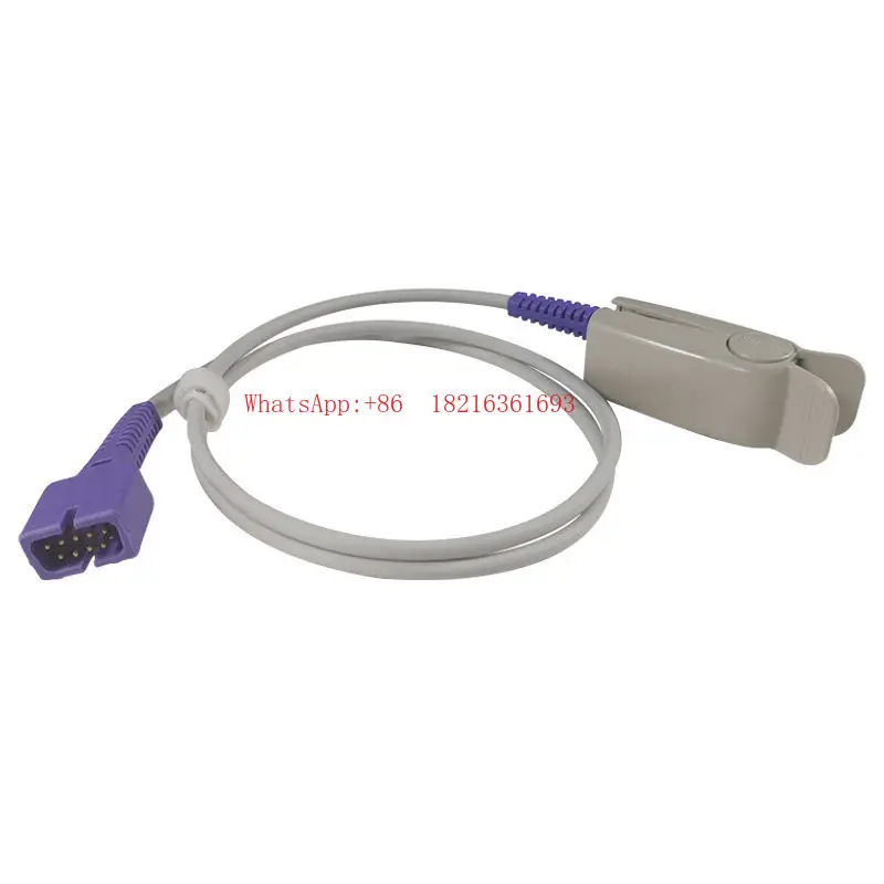 Pulse Oximetry Probe Monitoring Accessories Cable 9-pin Encrypted Monitoring Cable