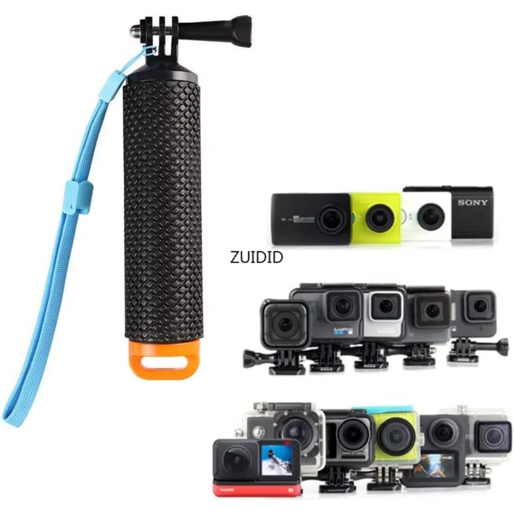 ZUIDID for Go Pro Hero 11 10 9 8 7 6 5 4 Black Waterproof Floating Hand Grip Water Sport for DJI Action for Xiaomi Yi GoPro 10 9