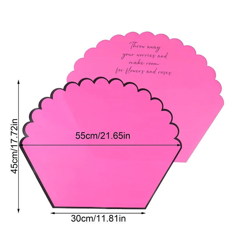 5pcs Petal Flower Wrapping Paper Rose Valentine's Day Wedding Gift Packing DIY Bouquet Gift Packing Material For Birthday Party