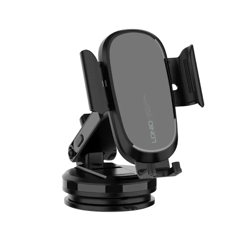 15W car phone holder wireless charging suction cup car holder phone holder automatic locking, firm and not shaking