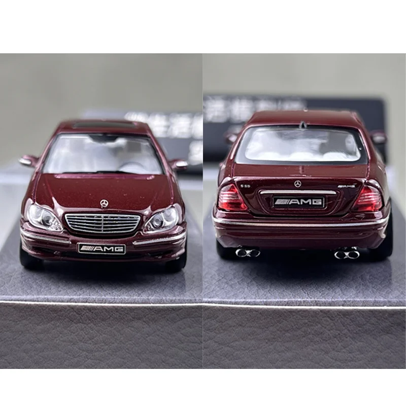 Tarmac Works 1/64 Mercedes Benz S55 AMG Legering Speelgoed Motorvoertuig Diecast Metaal Model Geschenken