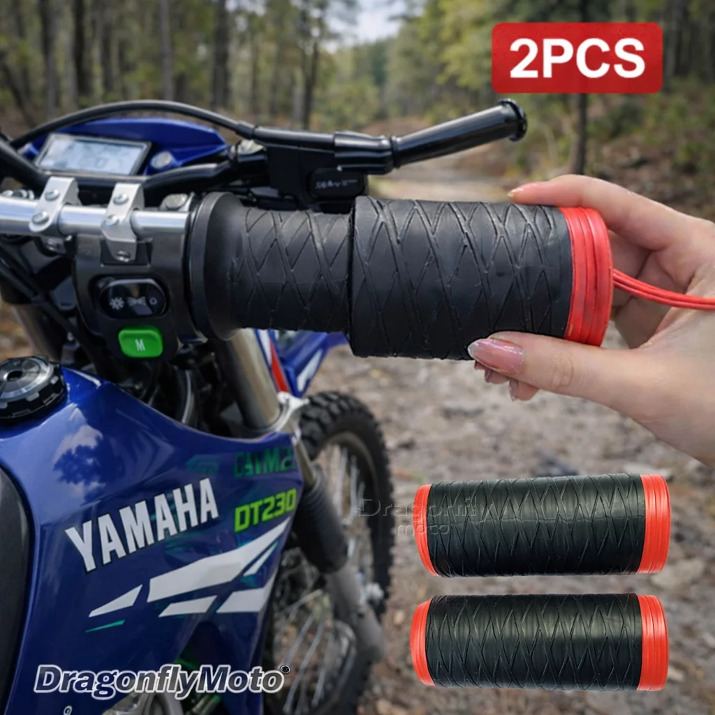 

Силиконовые чехлы на руль мотоцикла для YAMAHA DT230 DT250 DT175 DT200 DT125, самозатягивающиеся, нескользящие, для мотоциклов.