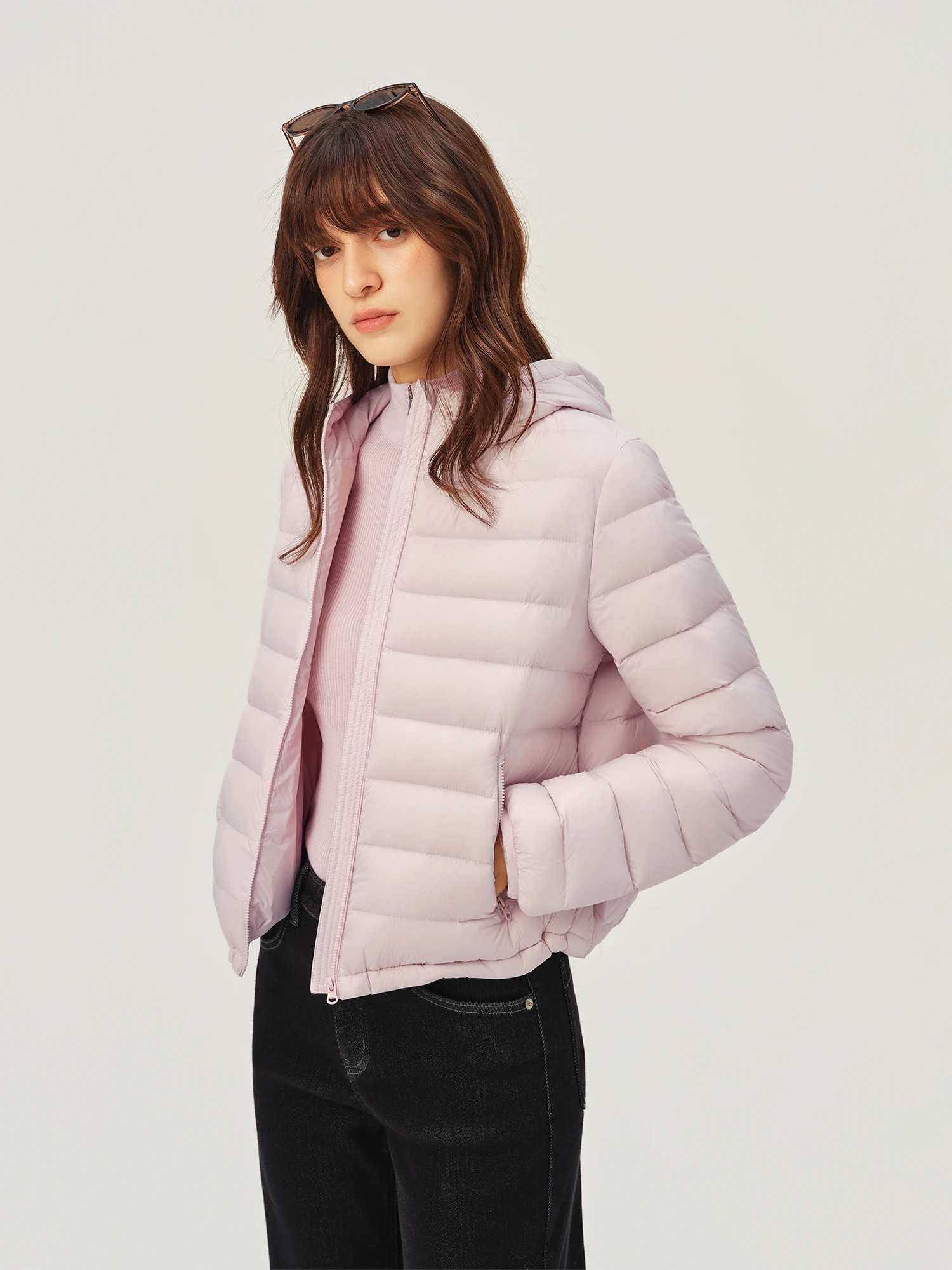 Jaqueta Puffer Acolchoada com  - Puffer Jacket Women Down avaliação e preço