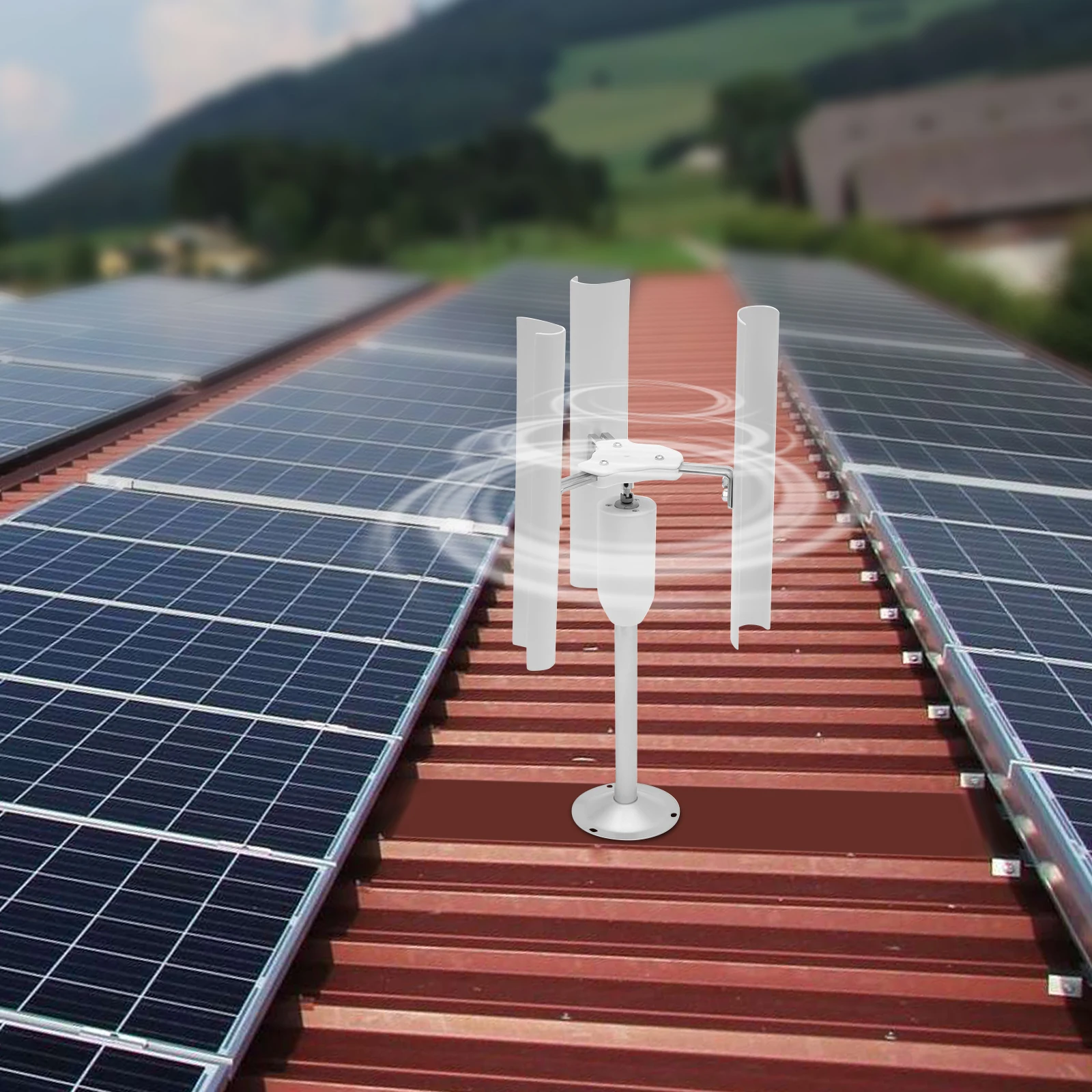 لمحور عمودي توربينات الرياح نموذج ثلاث مراحل مولد المغناطيس الدائم لتقوم بها بنفسك 150-1000 دورة في الدقيقة توربينات الرياح المحور الرأسي