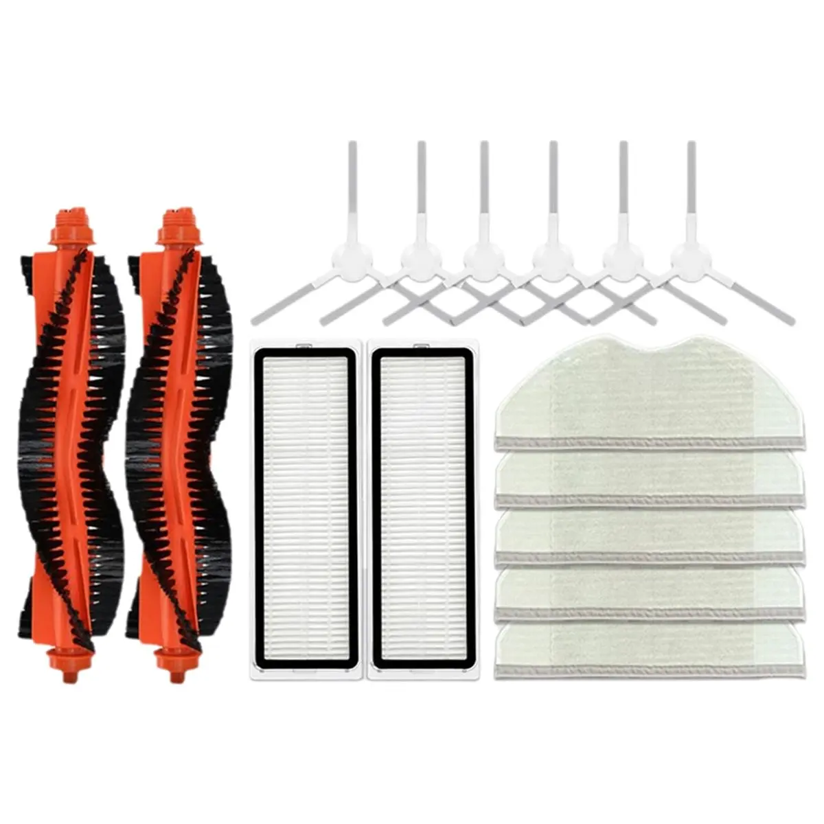 [Online Promotion]For Robot Vacuum S40C / E101 Accessories Main Side Brush Mop Cloth HEPA Filter Replacement Spare Parts