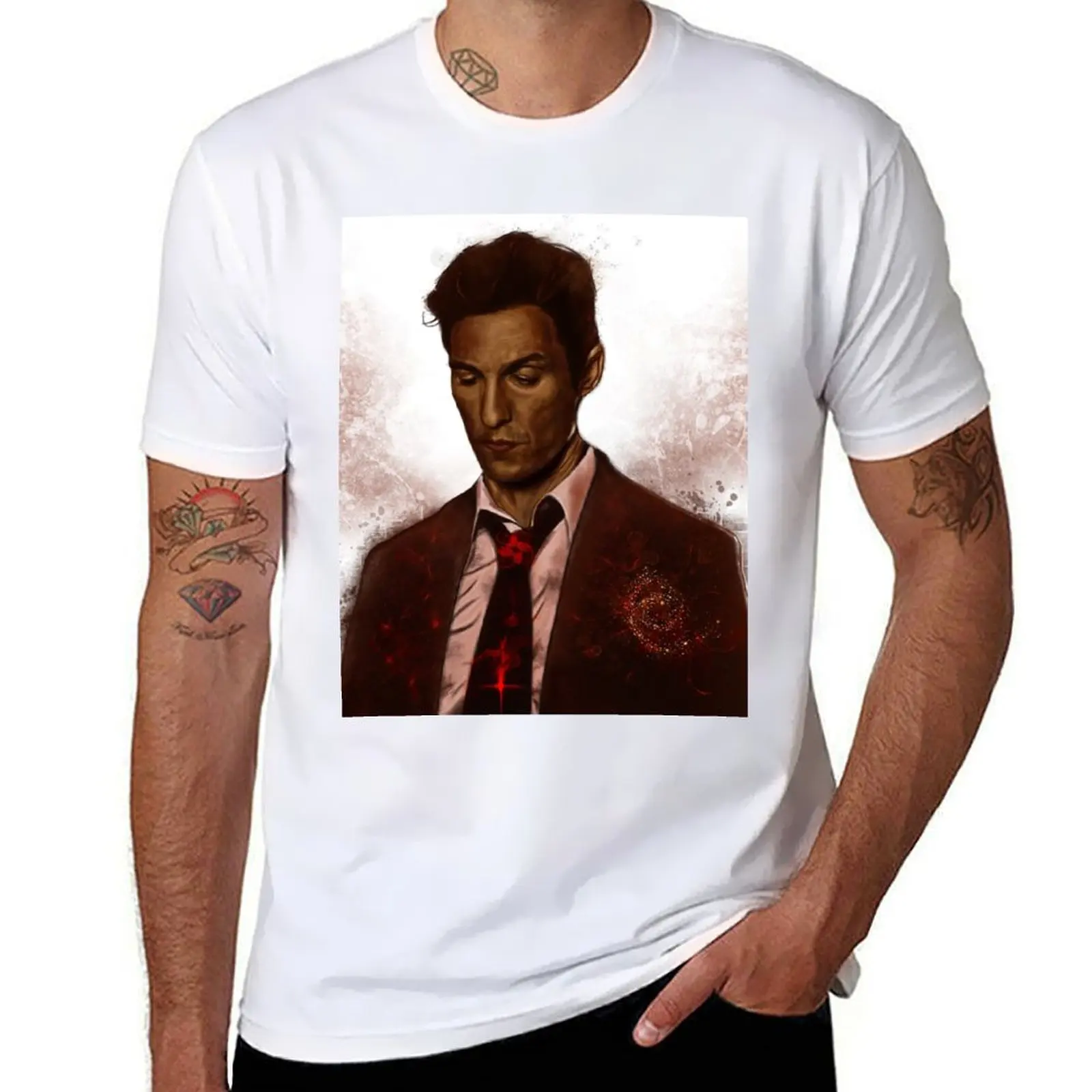 

True Detective - Rust Cohle T-Shirt man t shirt designer man tshirt graphic t shirts for man T-shirt