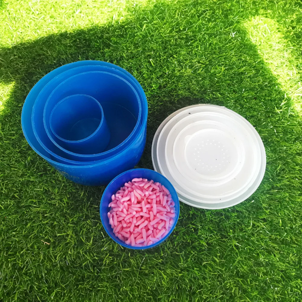 

5Pcs Fishing Bait Storage Box Set With Lids And Holes Portable Plastic Fishing Lure Storage Case Fishing Tackle Organizer Box