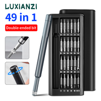 LUXIANZI Precision Screwdriver Set 49 in1 Double-Headed Magnetic Screw Driver Bits For Phone Laptop Camera Mini Repair Tool Kit