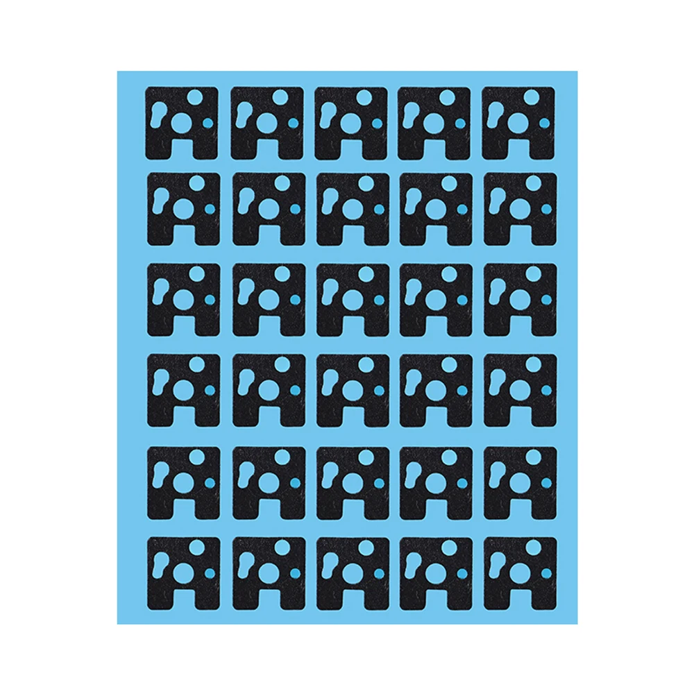 120 Pcs EVA / Keysporon/IXPE PCB Switch Pad 0.5mm Foam Stickers for Adhesive Backing