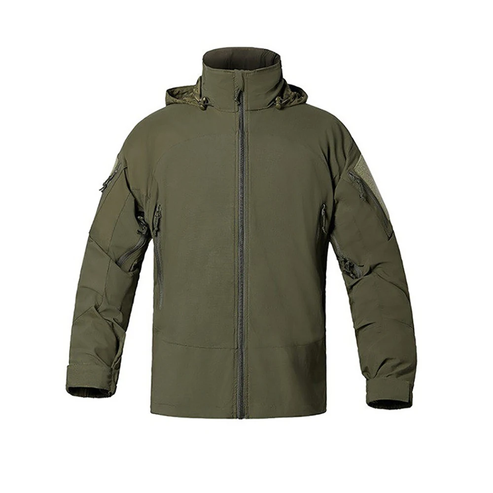 Tactical domestic nylon soft shell mountaineering thin army green jacket